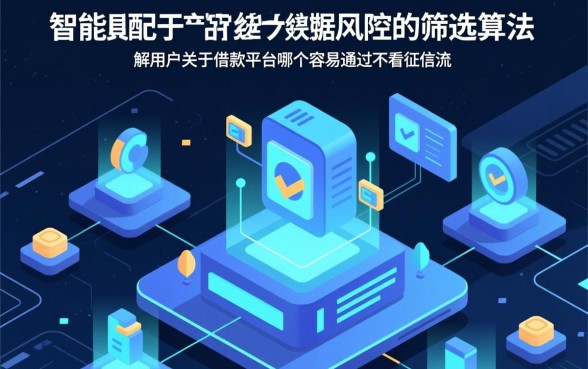 借款平台哪个容易通过，不看征信流水能下款吗