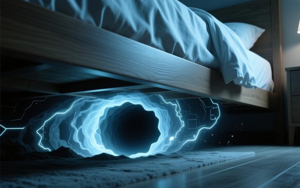 梦见床底下出现洞口子是怎么回事，有什么预兆