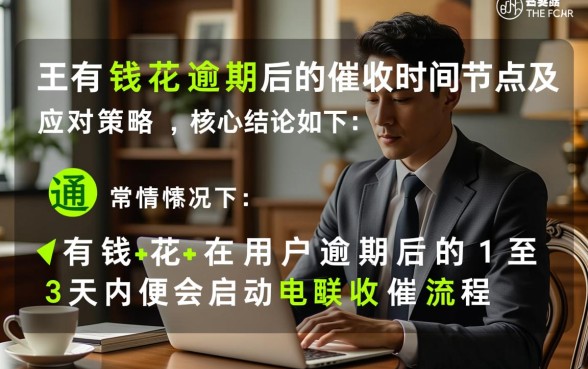 有钱花逾期多少天打电联催收，逾期几天会打电话？