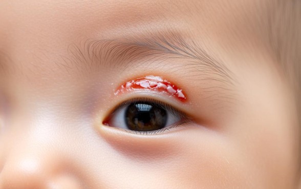 宝宝眼皮有口子几天结的痂会掉下来，怎么护理不留疤