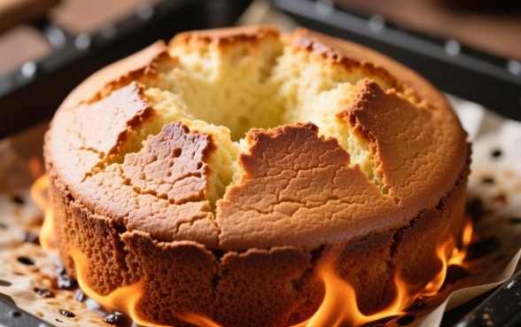 烤的蛋糕为什么上面有口子下面没有，蛋糕开裂是什么原因