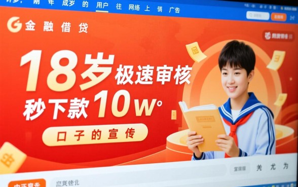 18岁极速审核秒下款10w的口子，哪里有靠谱的？