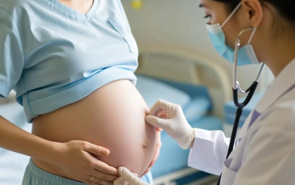 宫缩了下面要开了一样的口子怎么办，临产时下面有坠胀感要生了吗