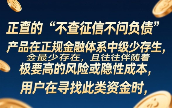 不查征信不问负债的小额贷款哪里有，怎么申请秒下款