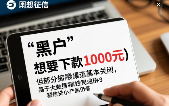 黑户有什么口子可以下款1000的，黑户哪里能借到1000块