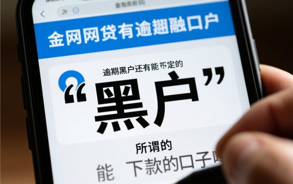 网贷有逾期黑户还有能下款的口子吗，2026年怎么申请容易通过