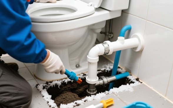 抽水马桶下水道如何挖多深的口子呢，马桶下水道挖多深合适