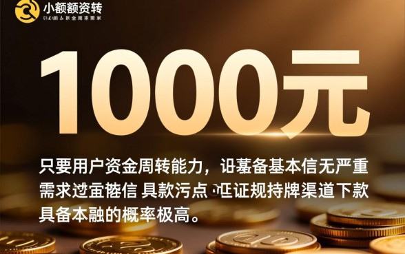 2026年1000元必下款的口子有哪些？哪里能借到？