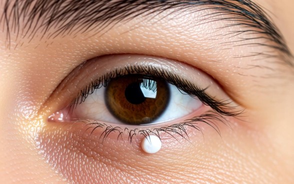 下眼皮末端有白色的小口子是什么病，是麦粒肿还是霰粒肿怎么办