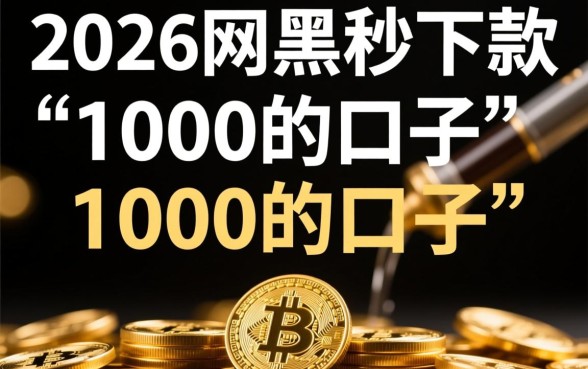 2026网黑秒下款1000的口子是真的吗？网黑秒下款1000的口子有哪些？