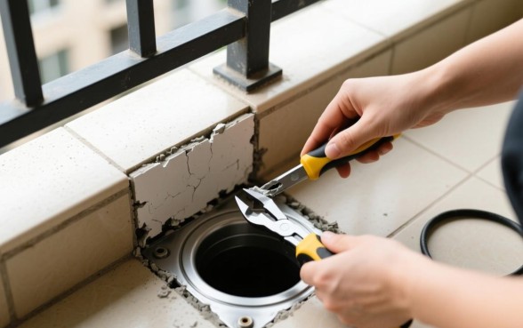 阳台下水道口子封了能打开吗，阳台下水道堵了怎么疏通