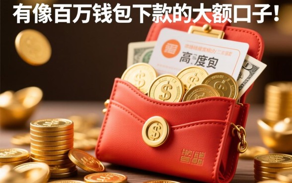 有像百万钱包一样下款的大额口子吗，2026最新推荐