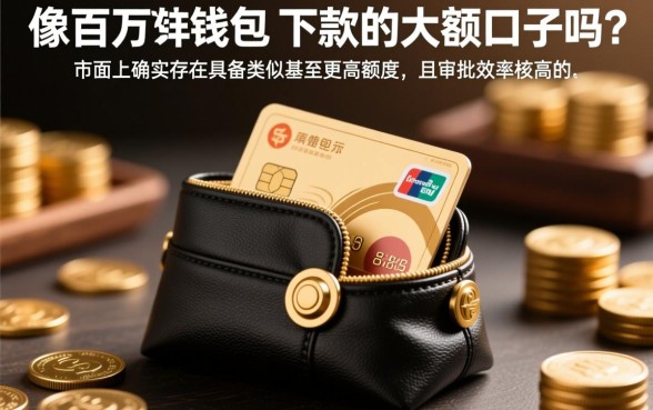 有像百万钱包一样下款的大额口子吗，哪个平台额度高