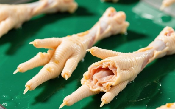 买的鸡爪子为啥爪子下边有个口子呢，鸡爪下面有口子能吃吗