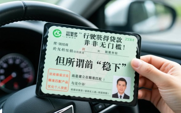 2026年有行驶证稳下的贷款口子，怎么申请容易通过？