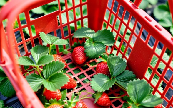 种草莓的筐下面是否要弄个小洞口子，种植筐底要打孔吗