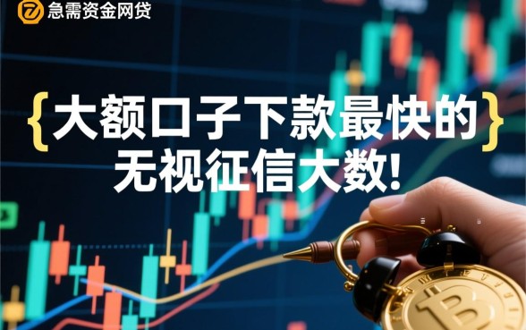 大额口子下款最快无视征信，哪里有不用查大数据的？