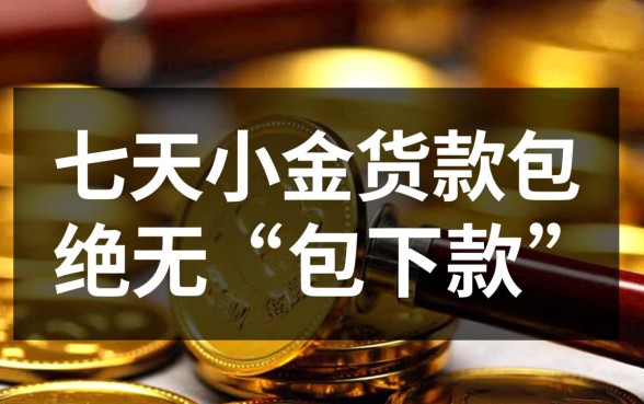 七天小额贷款包真的能下款吗，靠谱吗怎么申请？
