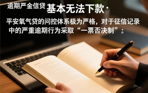 平安氧气贷严重逾期能下款吗，有逾期记录还能申请吗