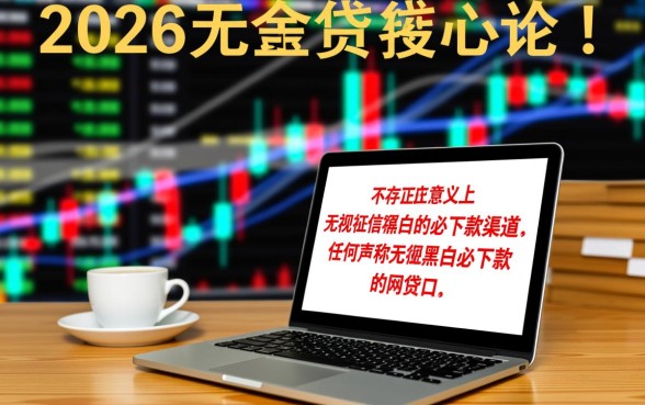 无视黑白必下款的网贷口子2026是真的吗，哪里有申请入口