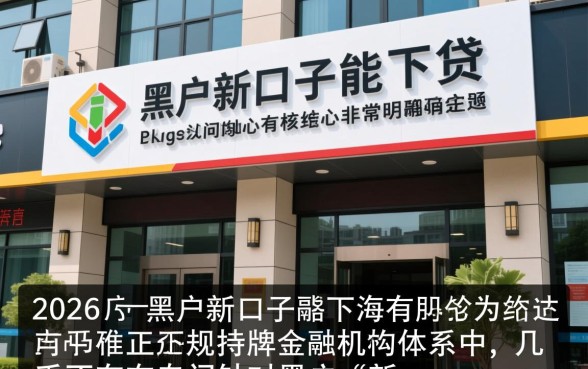 2026年黑户新口子能下贷的有吗，黑户贷款哪里容易下款