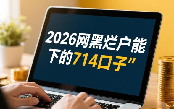 2026网黑烂户能下的714口子有哪些，哪里可以借到钱？