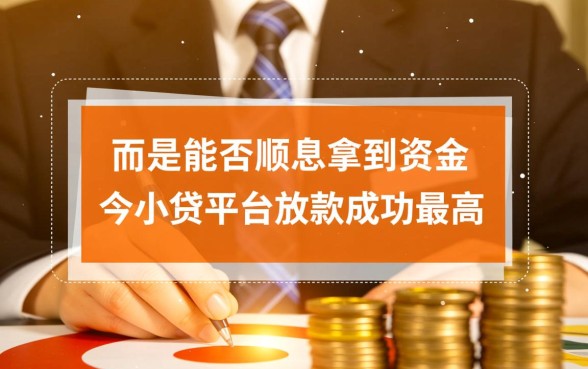 哪个小贷平台放款成功率最高，容易下款的小额贷款有哪些