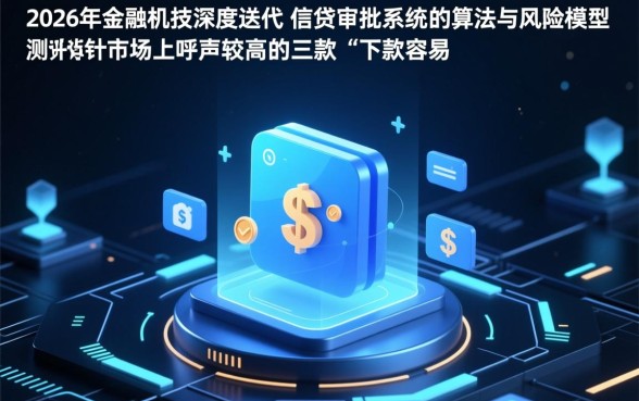 下款容易的网贷口子有哪些？2026最新审批容易过的口子推荐