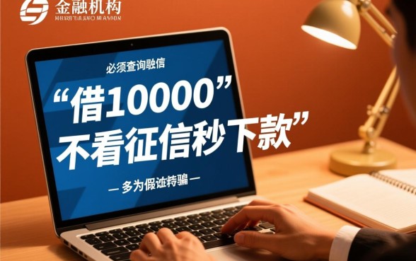 借10000不看征信秒下款是真的吗，哪里可以借10000不看征信