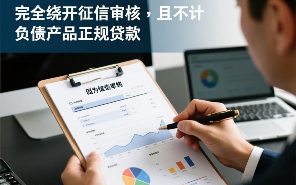 想要贷款不想被征信和负债束缚，不看征信能贷款吗