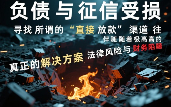 负债高征信花能贷款吗，直接放款app哪个容易通过