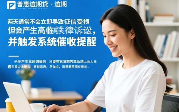 平安普惠i贷逾期一两天会怎么样，逾期一两天会上征信吗