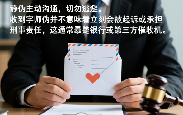 信用卡逾期收到律师邮件怎么处理，如何协商避免起诉？