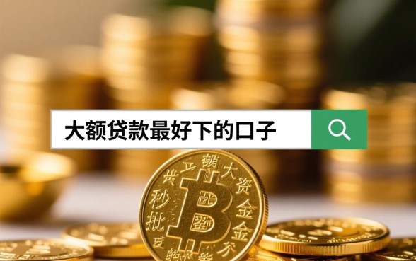 大额贷款最好下的口子是哪个，哪里借钱比较容易通过