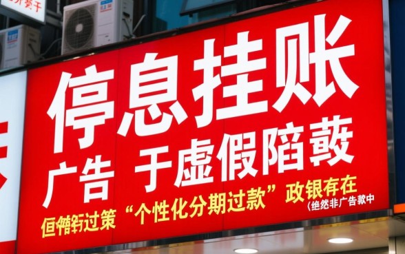 停息挂账广告是真的吗还是假的啊，怎么申请是骗局吗