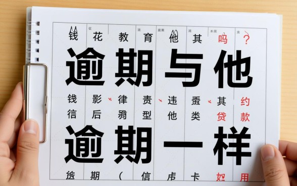 有钱花教育逾期与其他逾期一样吗，后果严重吗？