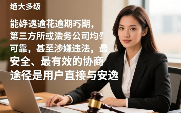 安逸花逾期哪个律所公司协商可靠，安逸花逾期怎么协商靠谱？