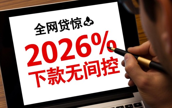 网贷界惊现2026%下款无风控是真的吗？2026%无风控能下款吗？
