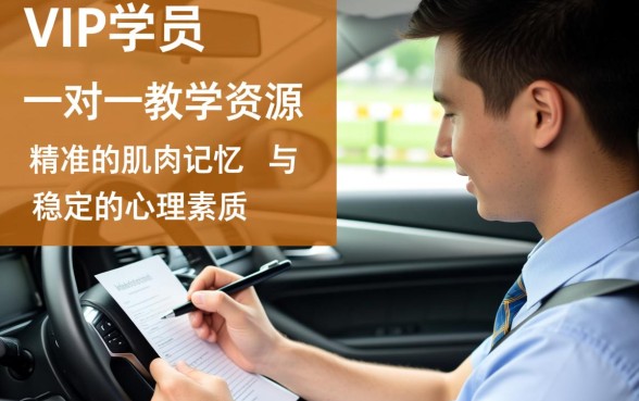 驾校VIP学员考试技巧有哪些，科目二科目三怎么过？