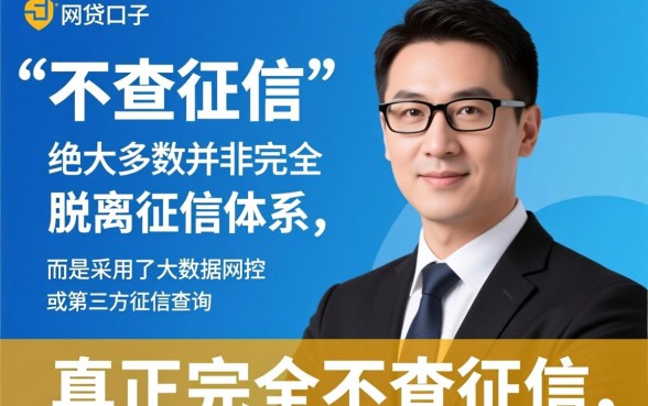 口子网贷真的不查个人征信记录吗，哪些口子不看征信