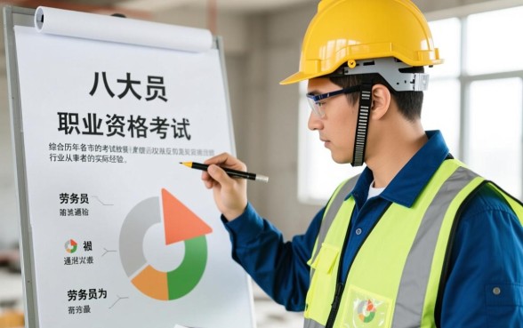 八大员哪个考试通过率最高，哪种八大员职业最容易考过？