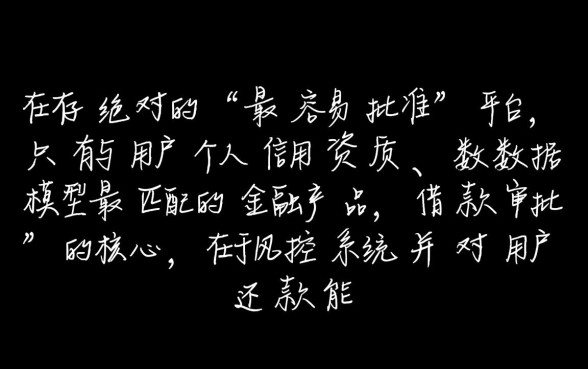 市面上哪个借款平台最容易被批准，2026容易下款的贷款平台推荐
