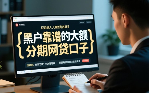 黑户能贷款吗，黑户靠谱的大额分期网贷口子有哪些