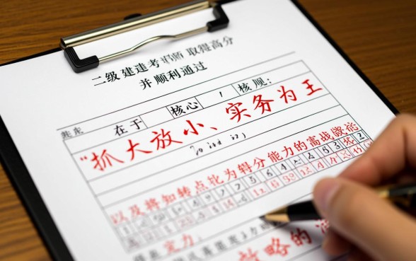 二建考试有哪些技巧能提高通过率，二建如何快速通关？