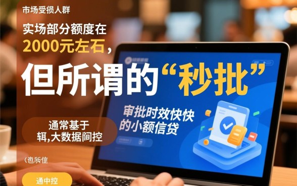 征信差秒批2000的小口子有哪些，征信黑了能下款吗