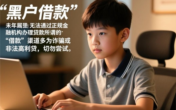 黑户17岁在哪里能借到钱呢，未成年黑户怎么借钱