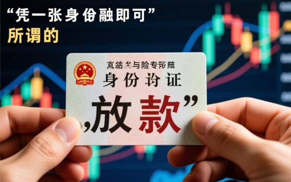 仅用身份证就可以借款的软件有哪些？哪个正规靠谱下款快？