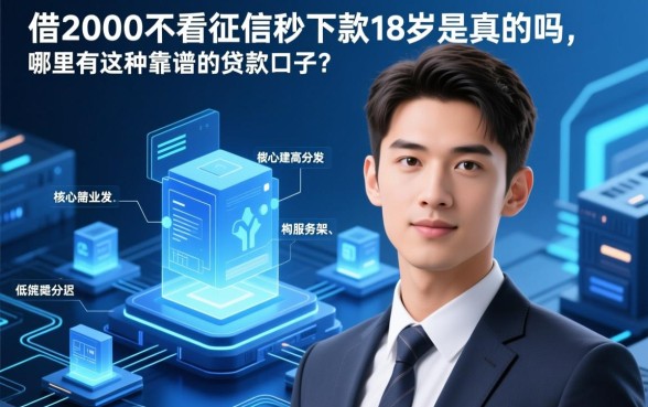 借2000不看征信秒下款18岁是真的吗，哪里有这种靠谱的贷款口子？