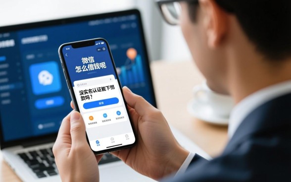 微信没有手机实名怎么借钱呢，没实名认证能下款吗