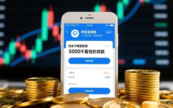 哪里能借5000不看征信的贷款，不看征信怎么借钱